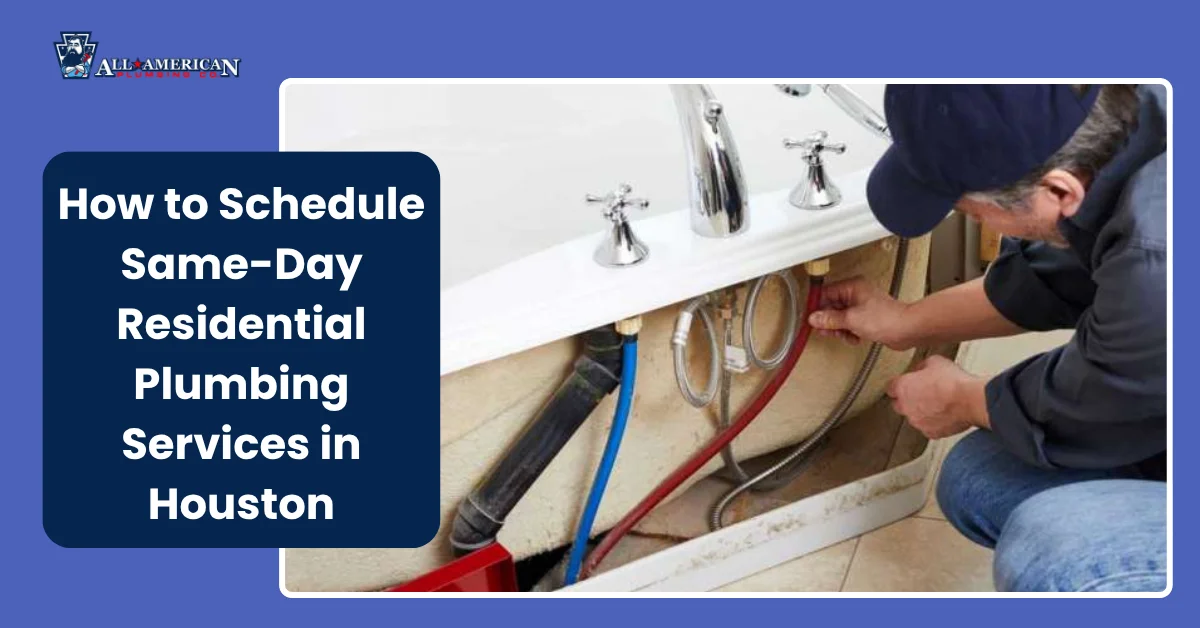 Same-Day Residential Plumbing Services