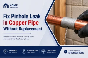 Pinhole Leak in Copper Pipe